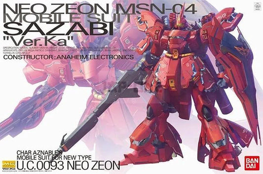 Bandai MG 1/100 Neo Zeon MSN-04 Sazabi "Ver. Ka" (Brand New)